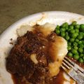 Jennifer Hall's cooksnap of when they made Crockpot Salsbury Steak.