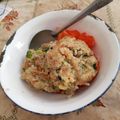 El cooksnap de Carlibum Alibuuh cuando hizo Hamburguesas de arroz, zanahoria y brócoli.