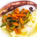 El cooksnap de Maria Luz Peliz Rodriguez cuando hizo Pulpo a la plancha con salteado de verduras.