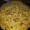 El cooksnap de Cami Abi cuando hizo Tortilla de arroz y vegetales.