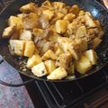 El cooksnap de Diego Del Puerto cuando hizo Papas mexicanas.