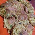 Cooksnap dari Laras Pertiwi untuk resep Martabak Mie Sosis dan #Bekal2Khansa