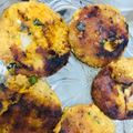 Naureen Khan Lodhi's cooksnap of when they made Shami kabab.