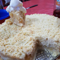 El cooksnap de Daniela Santoni cuando hizo Crumble de Manzana.