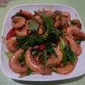 潘俊霖的(簡單料理) 的 蒜多多炒劍蝦 cooksnap