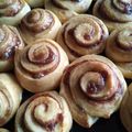 El cooksnap de almendra cuando hizo Rolls de canela veganos.