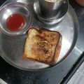 Aarti Sharma का कुकस्नैप जब उन्होंने पेरी पेरी वेजिटेबल सैंडविच(Per peri vegetablei sandwich recipe in hindi) बनाया था।