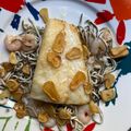 El cooksnap de Andrés cuando hizo Bacalao al pil pil con gulas y gambas (rápido y fácil).