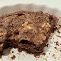 El cooksnap de Paula Alesanco cuando hizo Brownies de chocolate Águila con salsa de frutilla.