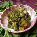 SHYAMALI MUKHERJEE's cooksnap of when they made পালং পনির (palang paneer recipe in Bengali).