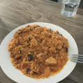 El cooksnap de Carlos Chito cuando hizo Arroz con pollo y setas "trompeta negra".