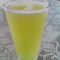 El cooksnap de Sid Maldonado cuando hizo Agua fresca de hierbabuena.