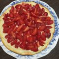 El cooksnap de Brenda Garreta cuando hizo Tarta de frutillas con pastelera.