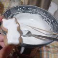 El cooksnap de Savka Vivanco Neira cuando hizo Glaseado Real para decorar galletas.