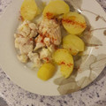 El cooksnap de Azahara Molina cuando hizo Tronquitos de merluza a la gallega.