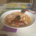 El cooksnap de Eduardo Agudo Alba cuando hizo Fabada asturiana.