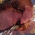 liz's cooksnap of when they made Glazed Ham Joint.
