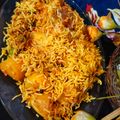 Umme Ali 's cooksnap of when they made Balochi biryani.