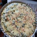 El cooksnap de Abi Gaíl cuando hizo Quiche de espinaca y champiñón.