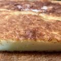El cooksnap de Mara Andrada cuando hizo Fainá de queso licuado.
