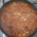 El cooksnap de Bea cuando hizo Guisado de albóndigas.
