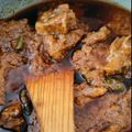 A Ghosh's cooksnap of when they made Kolkata Famous Golbari Style Mutton Kosha.