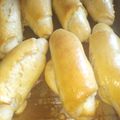 El cooksnap de Luciana Rodríguez cuando hizo Pancitos para choripan/fiambre.