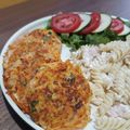 El cooksnap de Maine Santillán cuando hizo Tortitas de atún y zanahoria.