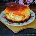 Cooksnap Norashikin Rahmat semasa beliau membuat Burnt Basque cheesecake.