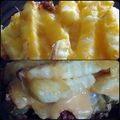 Lali 's cooksnap of when they made Cheeseburger French fries casserole.