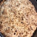 El cooksnap de Mariel Tálamo cuando hizo Apple crumble (crumble de manzana).