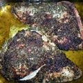 Zach's cooksnap of when they made Stacy's Garlic & Herbed Turkey Breast.