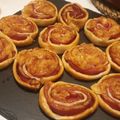 El cooksnap de Pepita Gimenez cuando hizo Caracolas  de jamón y queso.