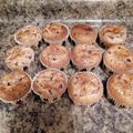 El cooksnap de Andres Vilches cuando hizo Muffins de arándano.