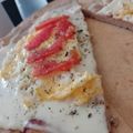 El cooksnap de Eliana Figueroa cuando hizo Pizza con masa de harina integral y harina de avena.