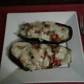 El cooksnap de Evelym Moyano cuando hizo Berenjenas rellenas de pollo y vegetales.