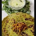 Manisha Malvi Angaitkar's cooksnap of when they made Moong paratha.