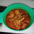 Nandita Mukherjee's cooksnap of when they made মুরগির লাল ঝোল (Murgir lal jhol recipe in Bengali).