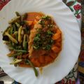 El cooksnap de Maricarmen cuando hizo Ossobuco de pavo a la gremolata.