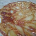 El cooksnap de Deby Ruiz Diaz cuando hizo Torta invertida de pera y manzana sin huevo🍐🍏🍎.