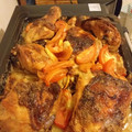El cooksnap de Juan Opazo Chadiwck cuando hizo Pollo asado al estilo turco con patatas y cebolla.