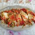 El cooksnap de mpeinadocustodio cuando hizo Bacalao al horno sobre cama de verduras.