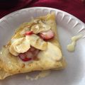 El cooksnap de Eva cuando hizo Crepas dulces.