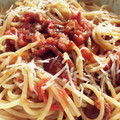 El cooksnap de CocinaDeRumy🍴 cuando hizo Espaguettis a la amatriciana auténtica receta.