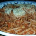 El cooksnap de Pipita Furlan cuando hizo Fideos de harina integral.