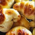 El cooksnap de Miriam cuando hizo Medialunas y Sacramentos con levadura.