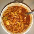 El cooksnap de Suri cuando hizo Sopa de tortilla.
