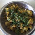 Rekha Pandey का कुकस्नैप जब उन्होंने आलू की सूखी सब्जी(Aloo ki sukhi sabzi recipe in hindi) बनाया था।