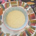 El cooksnap de Charo Puertas Tárraga cuando hizo Sopa Parmentier de champiñón con crujiente de jamón.
