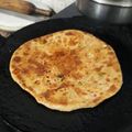 Asha Sharma's cooksnap of when they made Aalo ka paratha.